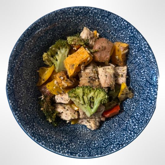 Rainbow Chicken and Veggies