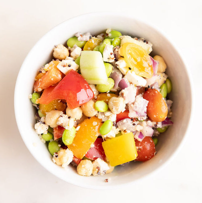 Mediterranean Edamame Salad