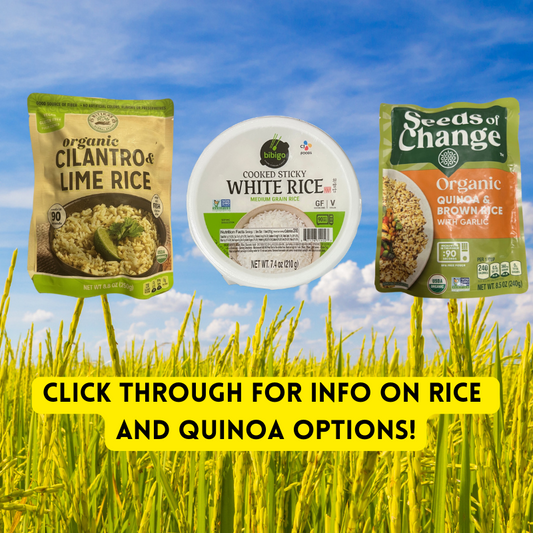 Rice and Quinoa Options