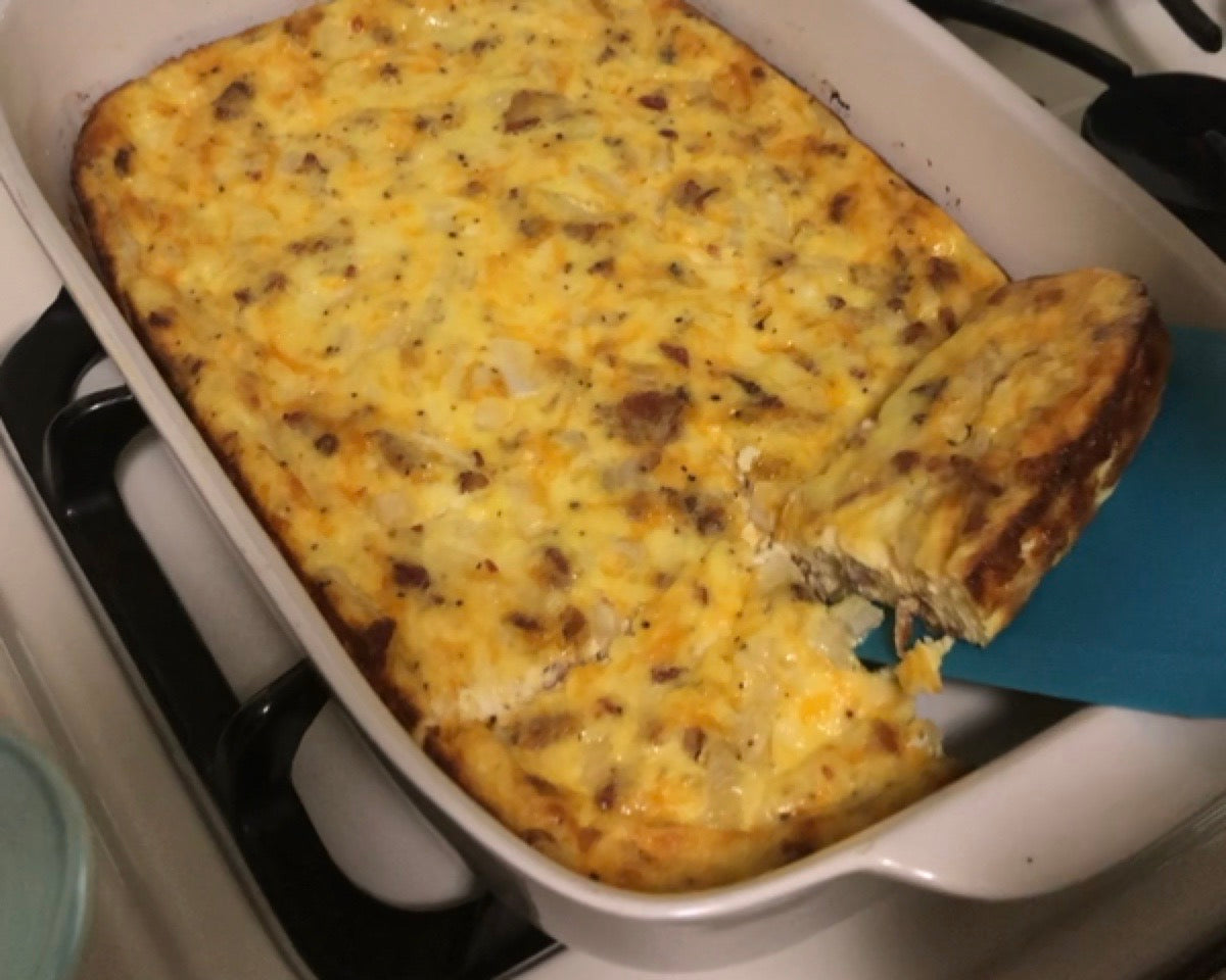 Bacon and Cheddar Eggs