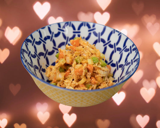 Picture of buffalo chicken salad in a bowl