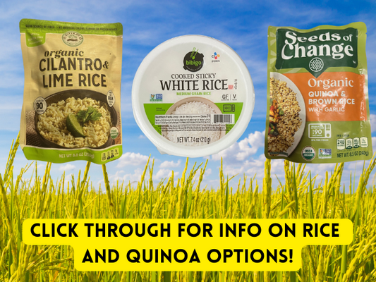 Rice and Quinoa Options