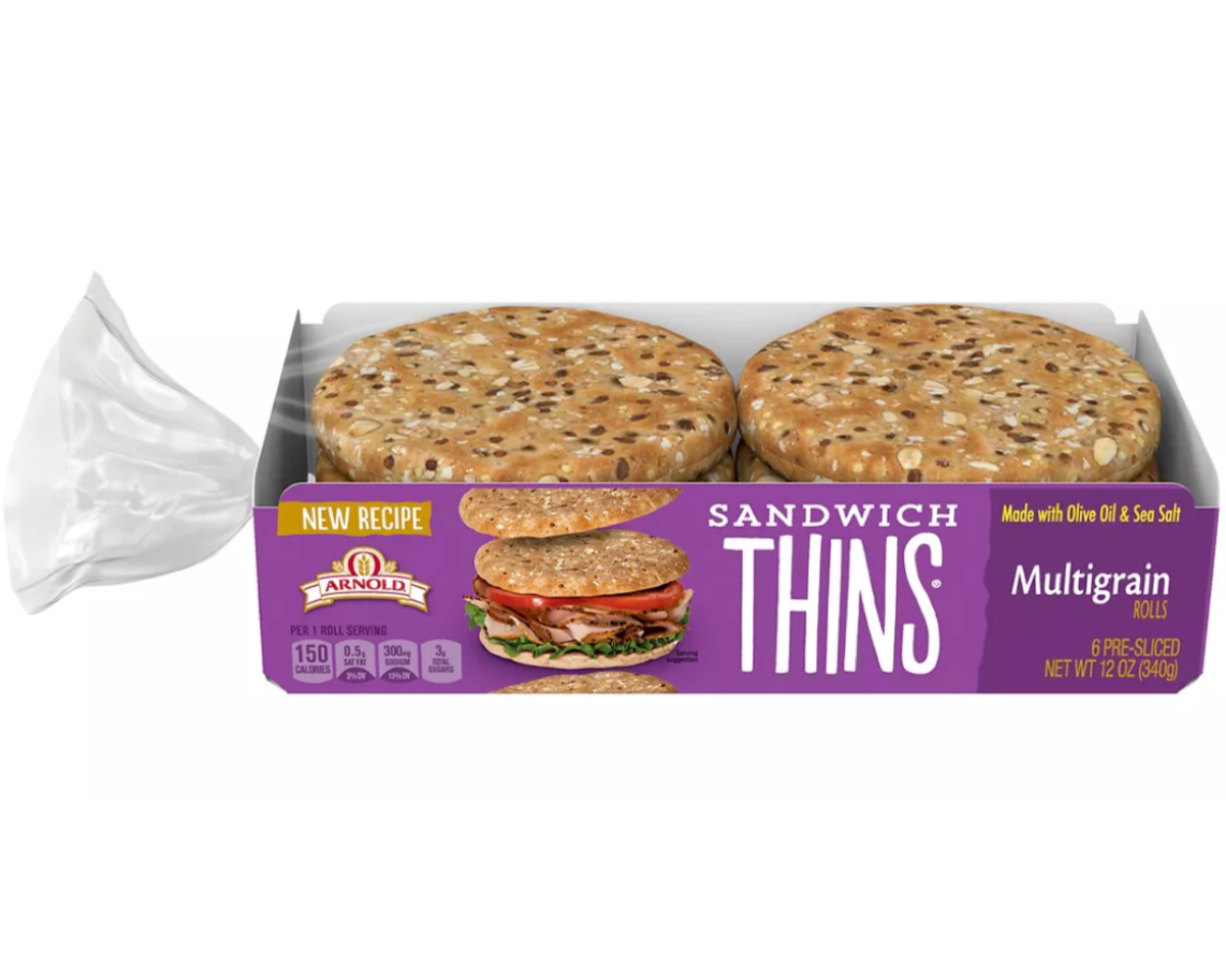 6 Pack of Multigrain Sandwich Thins