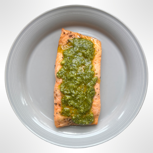 Salmon: Pesto