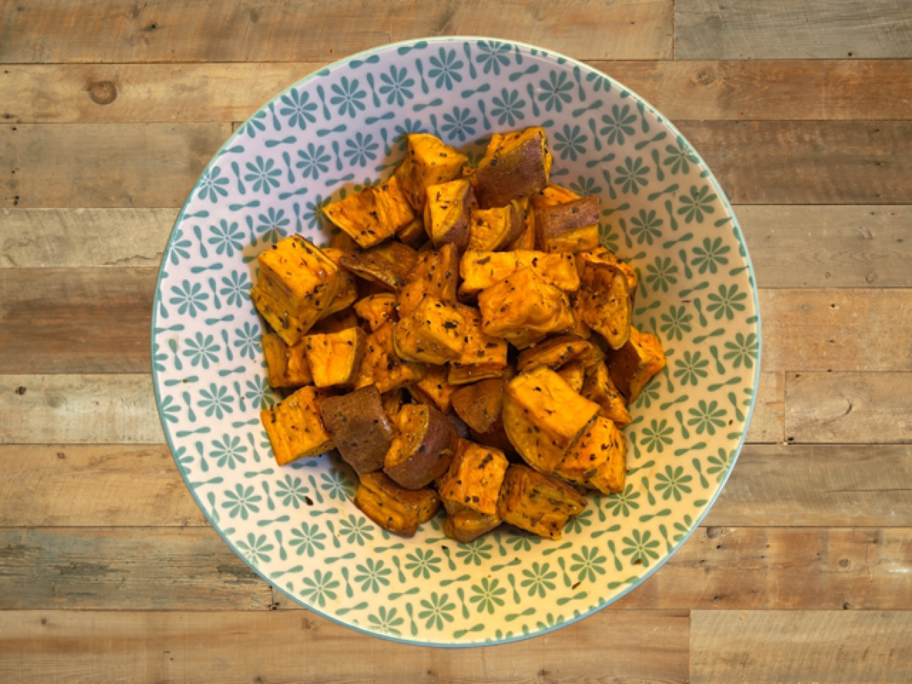 Roasted Sweet Potatoes (olive oil only)